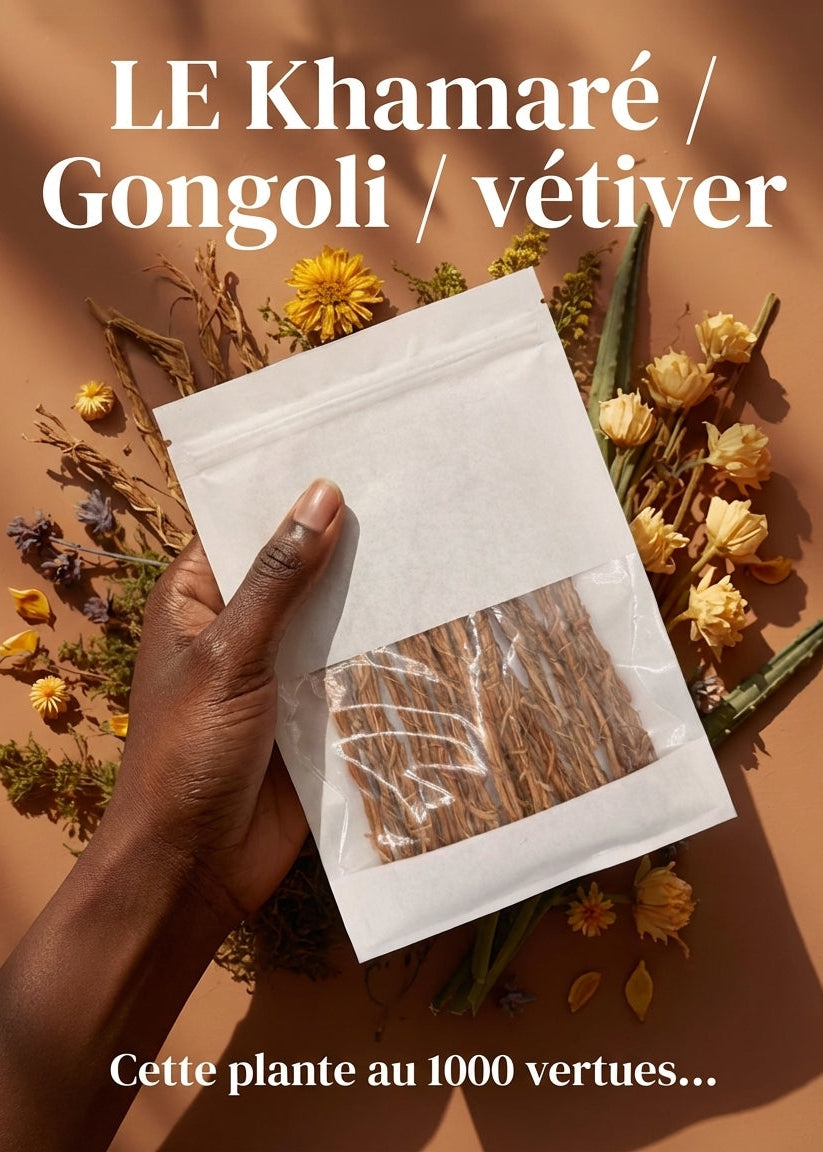 Racine de vétiver/Gongoli/khamaré