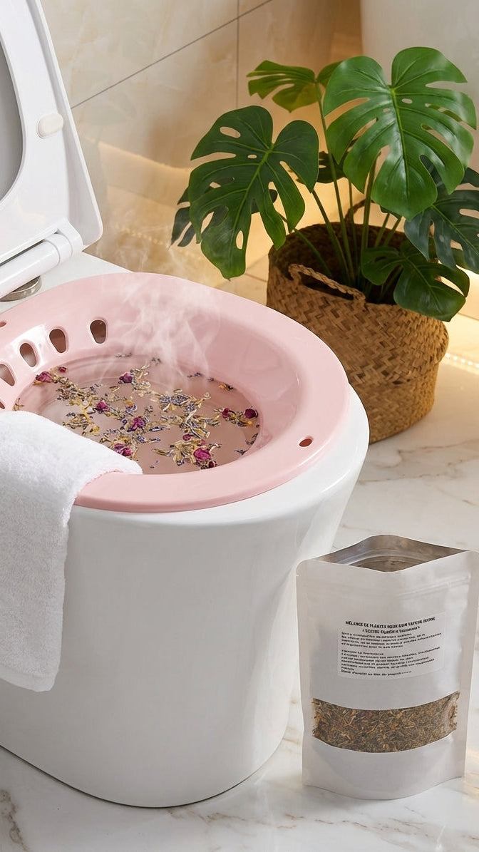 Siège adaptable pour bains intime